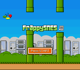 Frappy SNES (flappy bird clone)